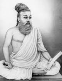 Sketch of the Tamil poet Thiruvalluvar